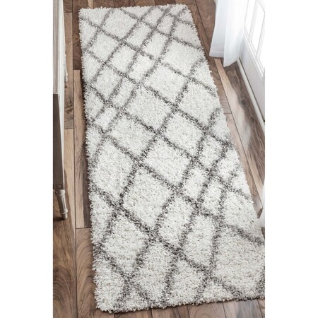 Nuloom Alvera Easy Shag Area Rug 2ft 8in x 8ft OZSG17A-2808